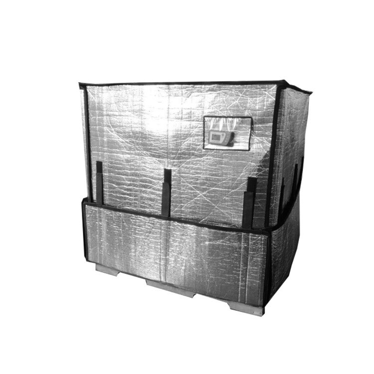 cold storage pallet cover, insulated pallet cover, thermal pallet jacket, freezer pallet insulation, refrigerated transport cover, cold chain thermal packaging, reusable insulated pallet cover
