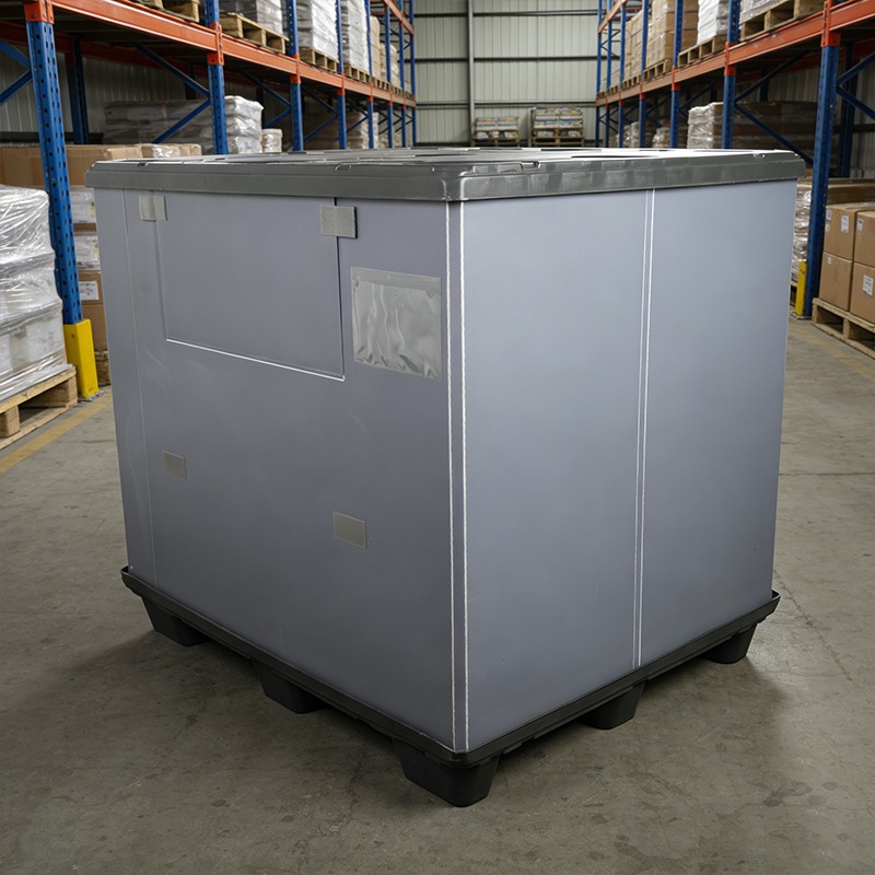 DeliverKingdom, sustainable pallet box, eco-friendly sleeve pack, recyclable logistics container, green supply chain packaging, reusable shipping bins, circular economy logistics.