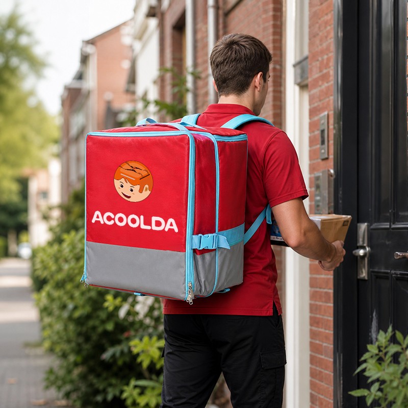 80L food delivery backpack, insulated food delivery backpack, custom delivery backpack, restaurant delivery bag, thermal delivery backpack, food courier backpack, pizza delivery backpack, large capacity delivery bag, insulated takeaway backpack, food