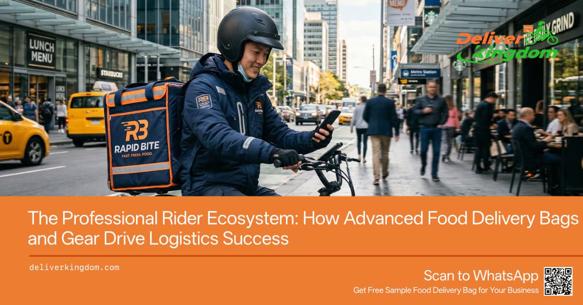 Экосистема профессиональных курьеров: как передовые сумки и снаряжение для доставки еды способствуют успеху в логистике.