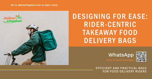 Проектируем для удобства: сумки для доставки еды на вынос, ориентированные на водителя