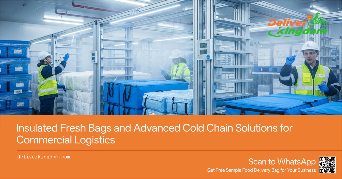 Изолированные пакеты для свежих продуктов и передовые решения для холодильной цепи для коммерческой логистики